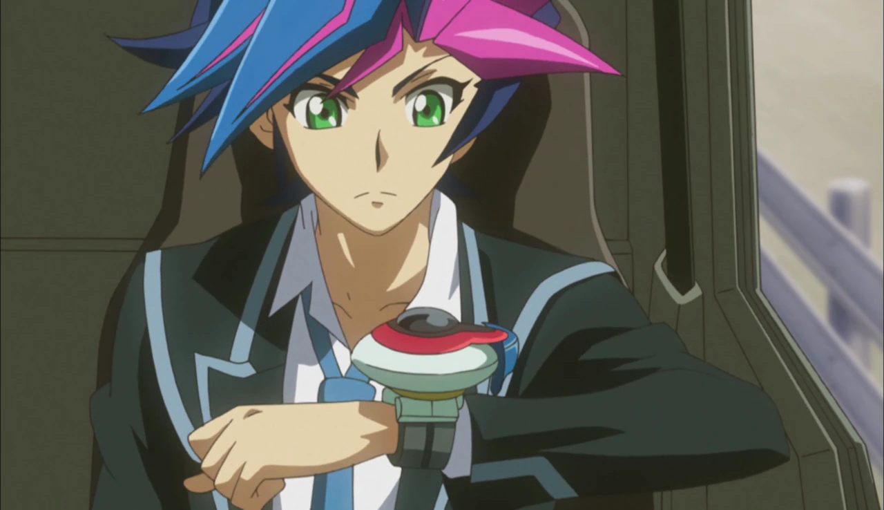 Image - Ep027 Yusaku getting his duel disk.png | Yu-Gi-Oh! VRAINS Wiki ...