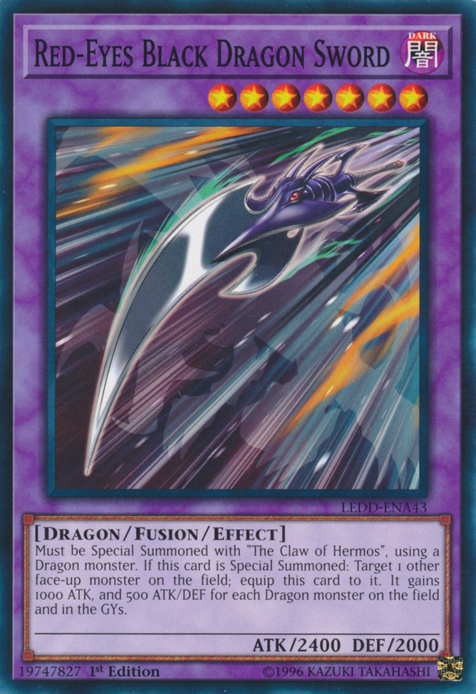 Red Eyes Black Dragon Sword Yu Gi Oh Fandom Powered By