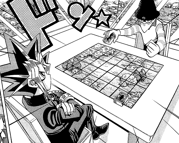 Dark Yugi And Mokuba Kaiba S Duel Manga Yu Gi Oh Wiki Fandom