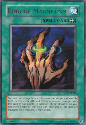 magnetism ring card yugioh gi oh yu equip field duel wikia yugipedia multiverse canon non hotel lie fact straight dark
