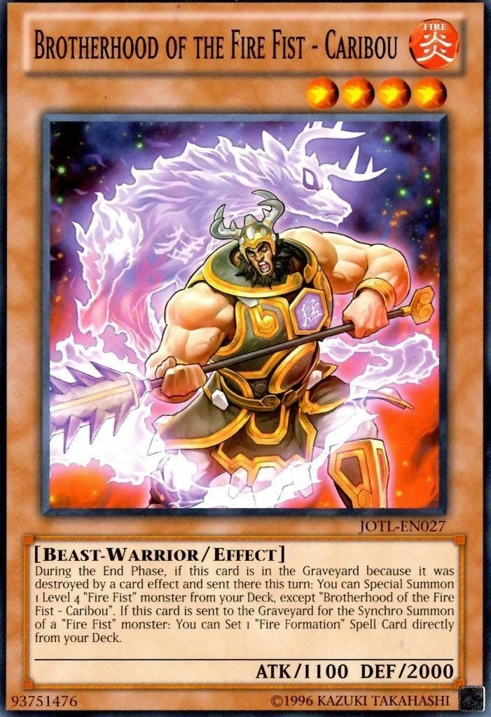 Card Gallery:Brotherhood of the Fire Fist - Caribou | Yu-Gi-Oh! Wiki ...