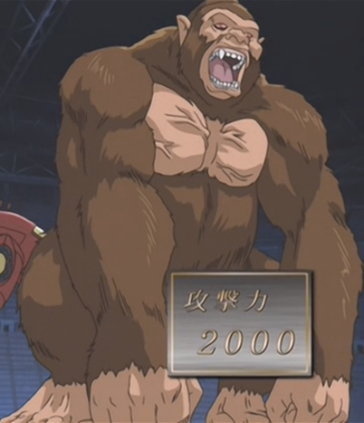 yugioh angry gorilla