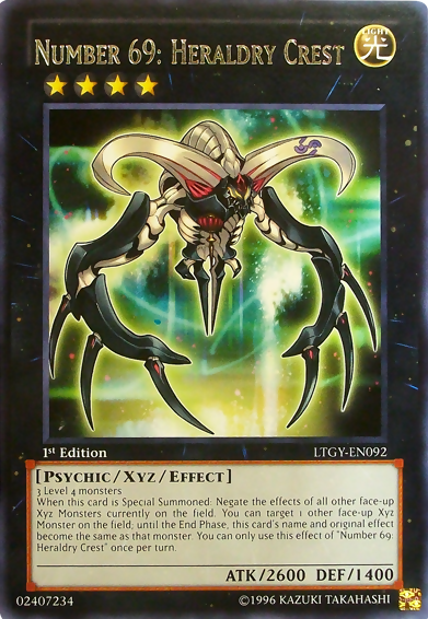 Number 69 Heraldry Crest Yu Gi Oh Wiki Fandom