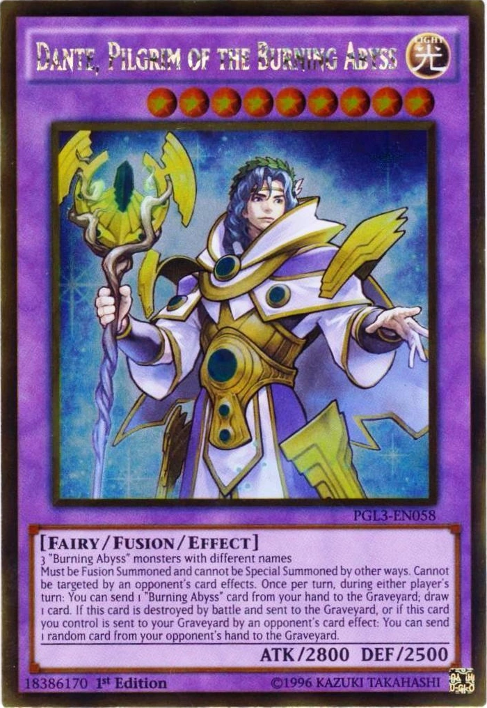 Dante, Pilgrim of the Burning Abyss YuGiOh! Wiki Fandom