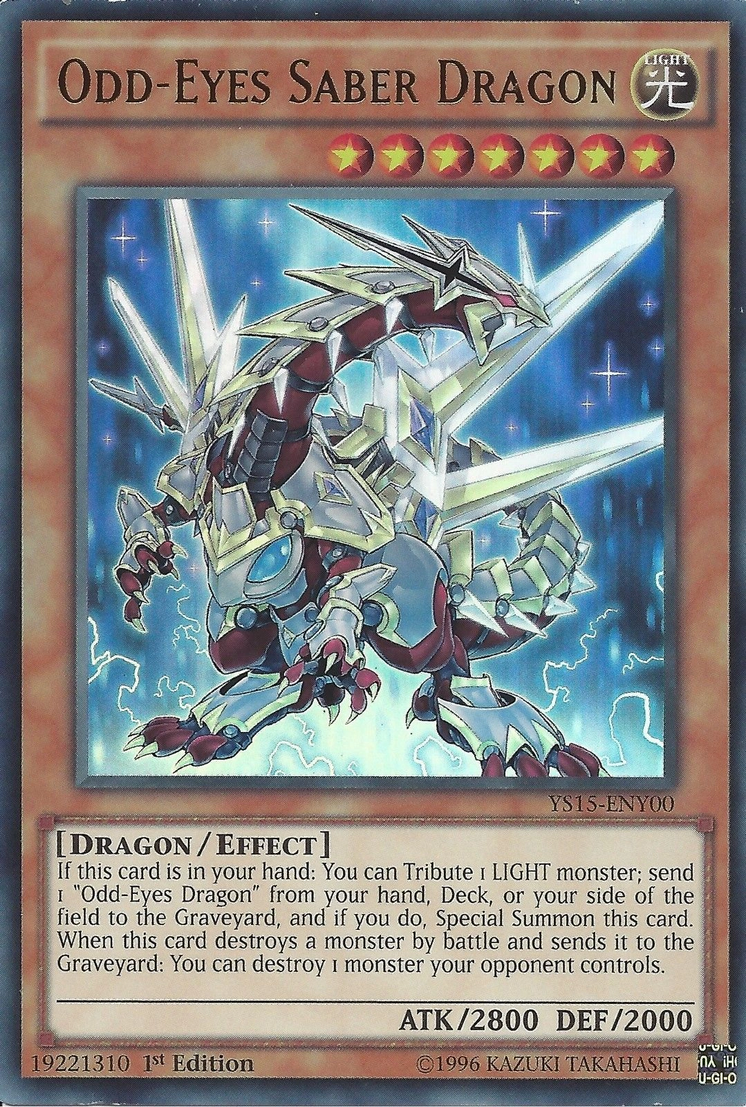 Odd-Eyes Saber Dragon