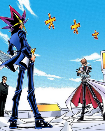 Dark Yugi And Seto Kaiba S Battle City Duel Manga Yu Gi Oh
