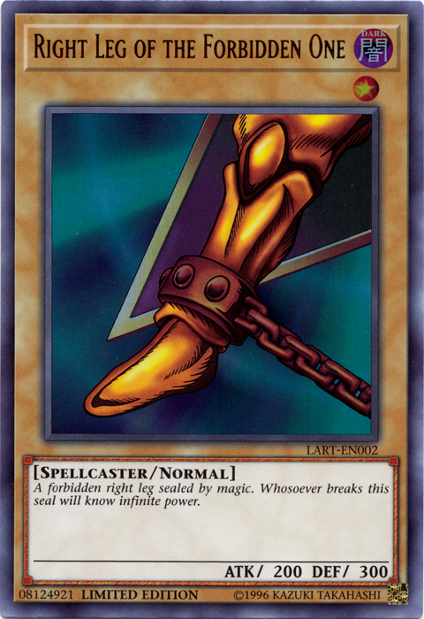 MB01-JP007 Japanese Yugioh Right Leg of the Forbidden One Millennium