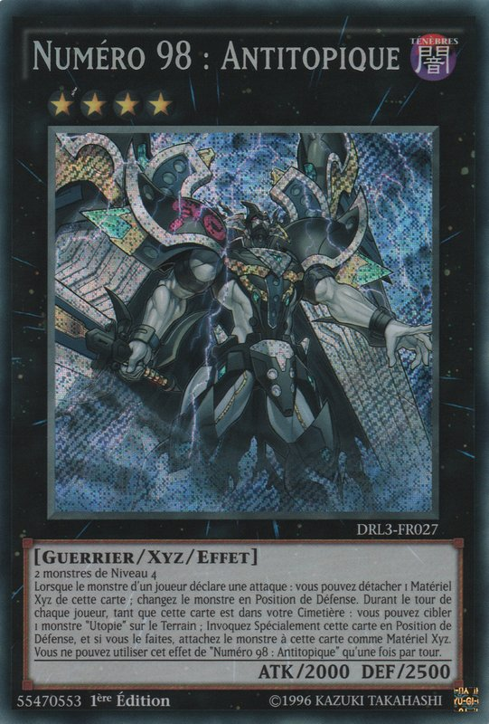 Yu-Gi-Oh Numéro 98 Antitopique DRL3-FR027