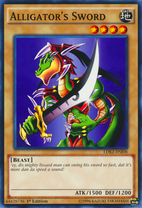 Alligator's Sword | Yu-Gi-Oh! | FANDOM powered by Wikia