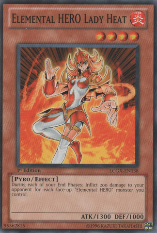 Elemental HERO Lady Heat | Yu-Gi-Oh! | FANDOM powered by Wikia