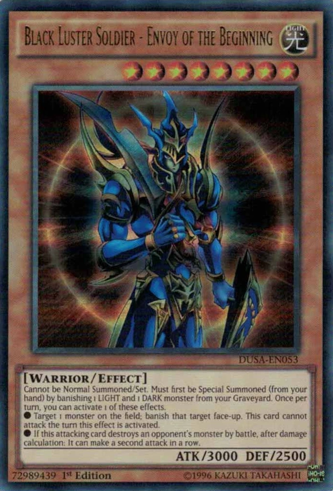 Black Luster Soldier Envoy of the Beginning YuGiOh! Wiki Fandom