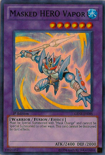 Masked Hero Vapor Yu Gi Oh Wiki Fandom