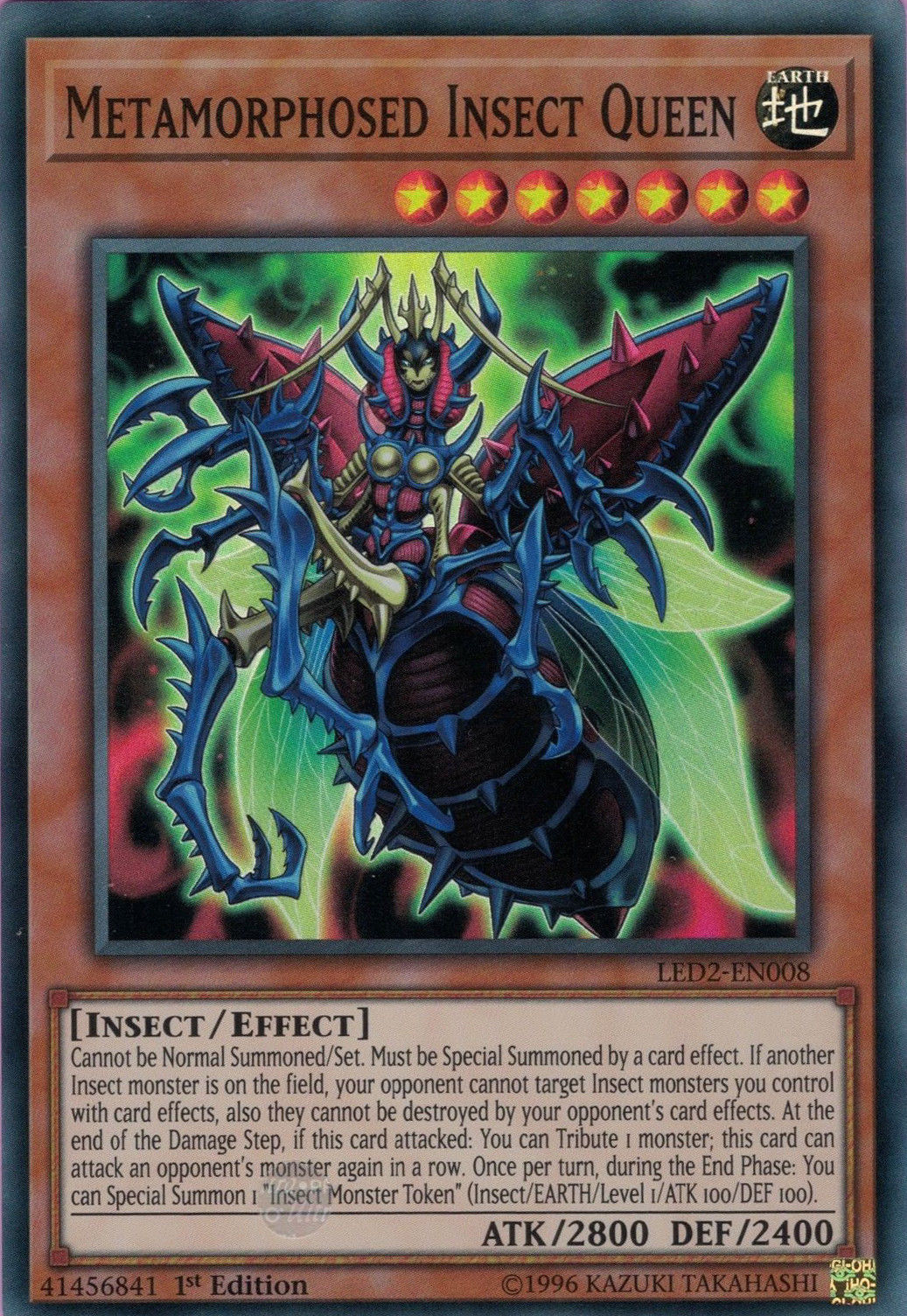 Metamorphosed Insect Queen | Yu-Gi-Oh! | FANDOM powered by Wikia