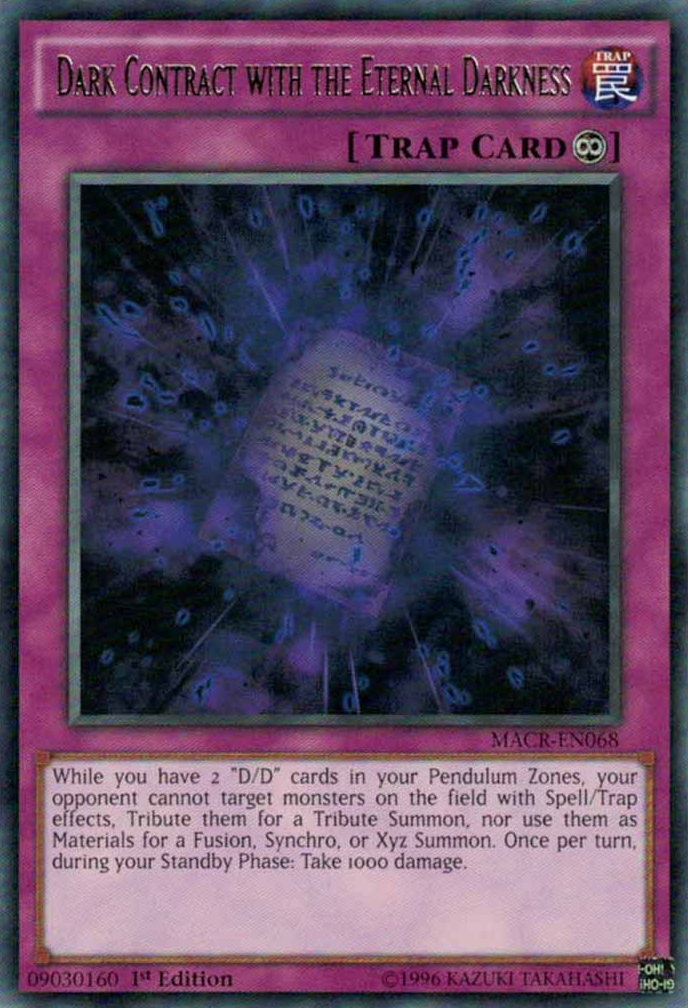 Dark Contract with the Eternal Darkness Rare MACR-JP068 Japanese Yu-Gi-Oh