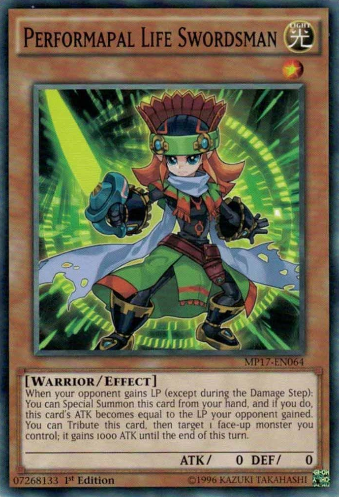 Performapal Life Swordsman YuGiOh! Wiki Fandom