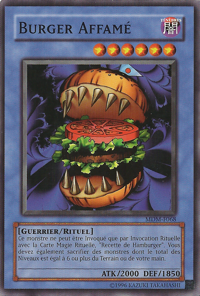 Card GalleryHungry Burger YuGiOh! Wiki Fandom