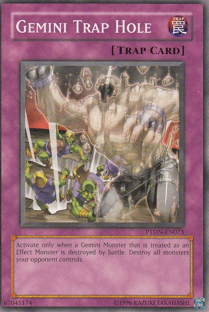 Card GalleryGemini Trap Hole YuGiOh! Wiki Fandom