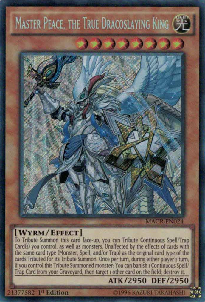 Master Peace, the True Dracoslaying King | Yu-Gi-Oh ...