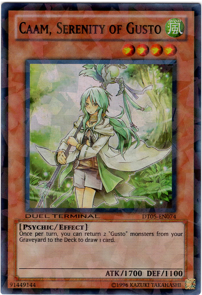 Card Gallerycaam Serenity Of Gusto Yu Gi Oh Fandom Powered By Wikia 5061