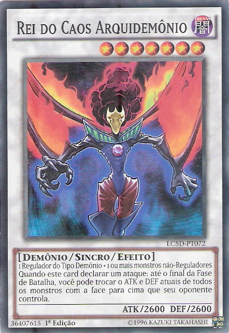 Chaos King Archfiend | Yu-Gi-Oh! Wiki | FANDOM powered by Wikia