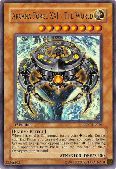 Arcana Force Xxi The World Yu Gi Oh Fandom