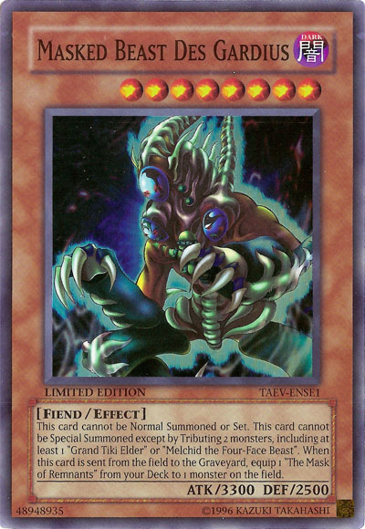 Masked Beast Des Gardius Yu Gi Oh Fandom Powered By Wikia