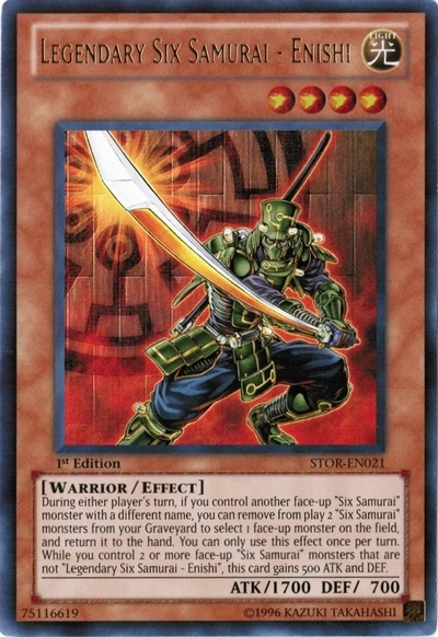 Card Errata:Legendary Six Samurai - Enishi | Yu-Gi-Oh! | FANDOM powered ...
