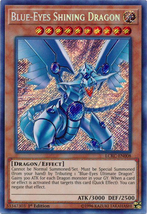 blue eyes azure dragon