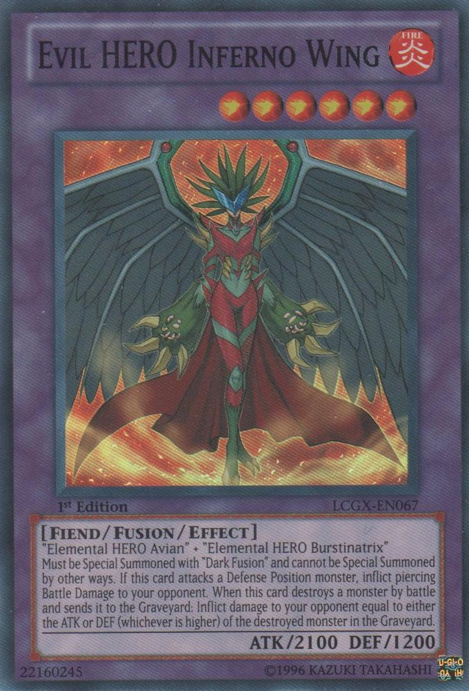 Evil HERO Inferno Wing | Yu-Gi-Oh! | FANDOM powered by Wikia
