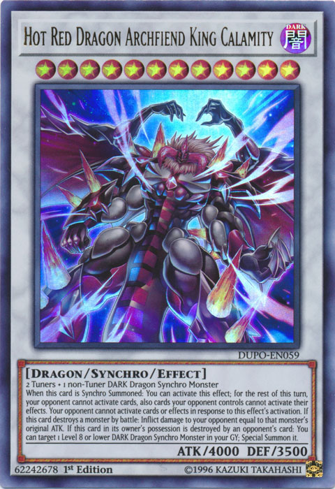 Yu-Gi-Oh Hot Red Dragon Archfiend King Calamity VJMP-JP107 Ultra Japanese