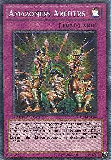 amazoness archers yu gi oh cards card yugioh anime archer duel links trap fanpop decks monsters wikia amazons feet wiki