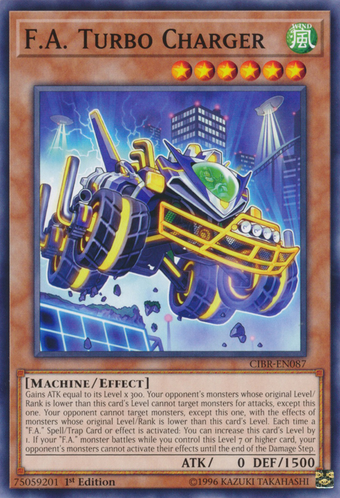 F.A. Turbo Charger | Yu-Gi-Oh! Wiki | Fandom