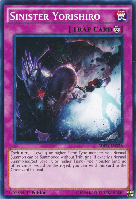 Sinister Yorishiro | Yu-Gi-Oh! | FANDOM powered by Wikia