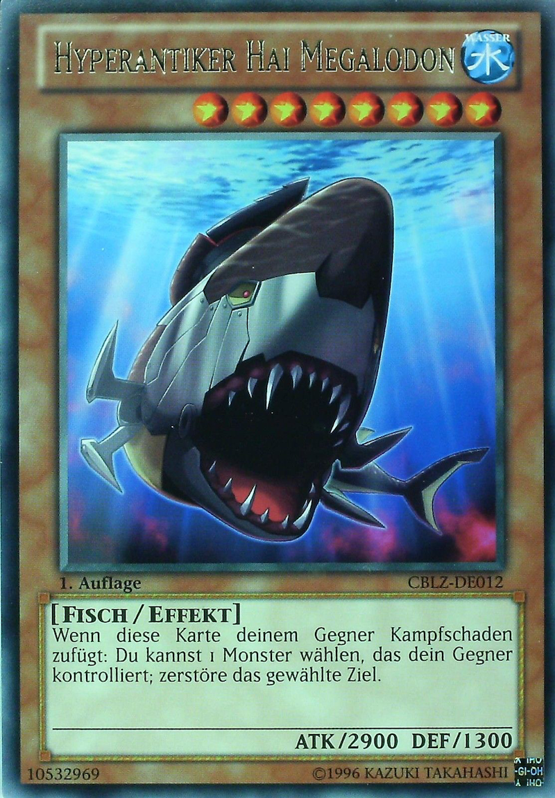 Card Gallery:Hyper-Ancient Shark Megalodon | Yu-Gi-Oh! Wiki | Fandom