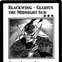 Blackwing Gladius The Midnight Sun Manga Yu Gi Oh Wiki Fandom
