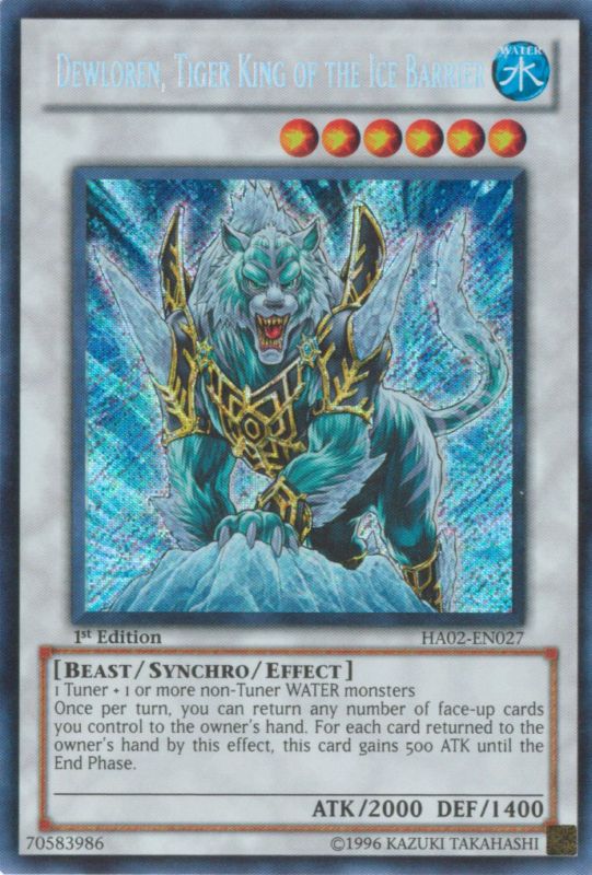 barrier ice tiger king card yugioh yu gi oh monsters wikia synchro cards dragon water barriers archetype duel geomancer overview