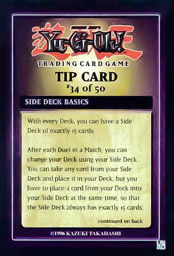 Side Deck basics | Yu-Gi-Oh! | FANDOM powered by Wikia