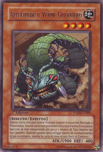 Carta-Aztekipede, il Verme Guerriero