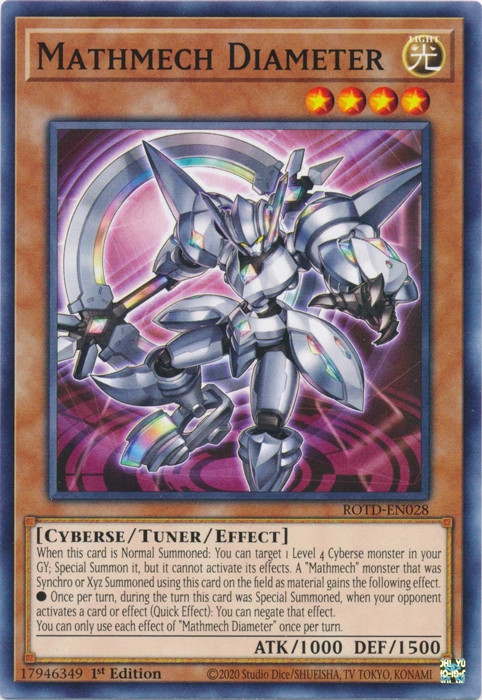 Mathmech diameter : yugioh card prices Mathmech Diameter | Yu-Gi-Oh! Wiki | Fandom