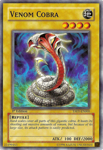 Venom Cobra | Yu-Gi-Oh! | FANDOM powered by Wikia