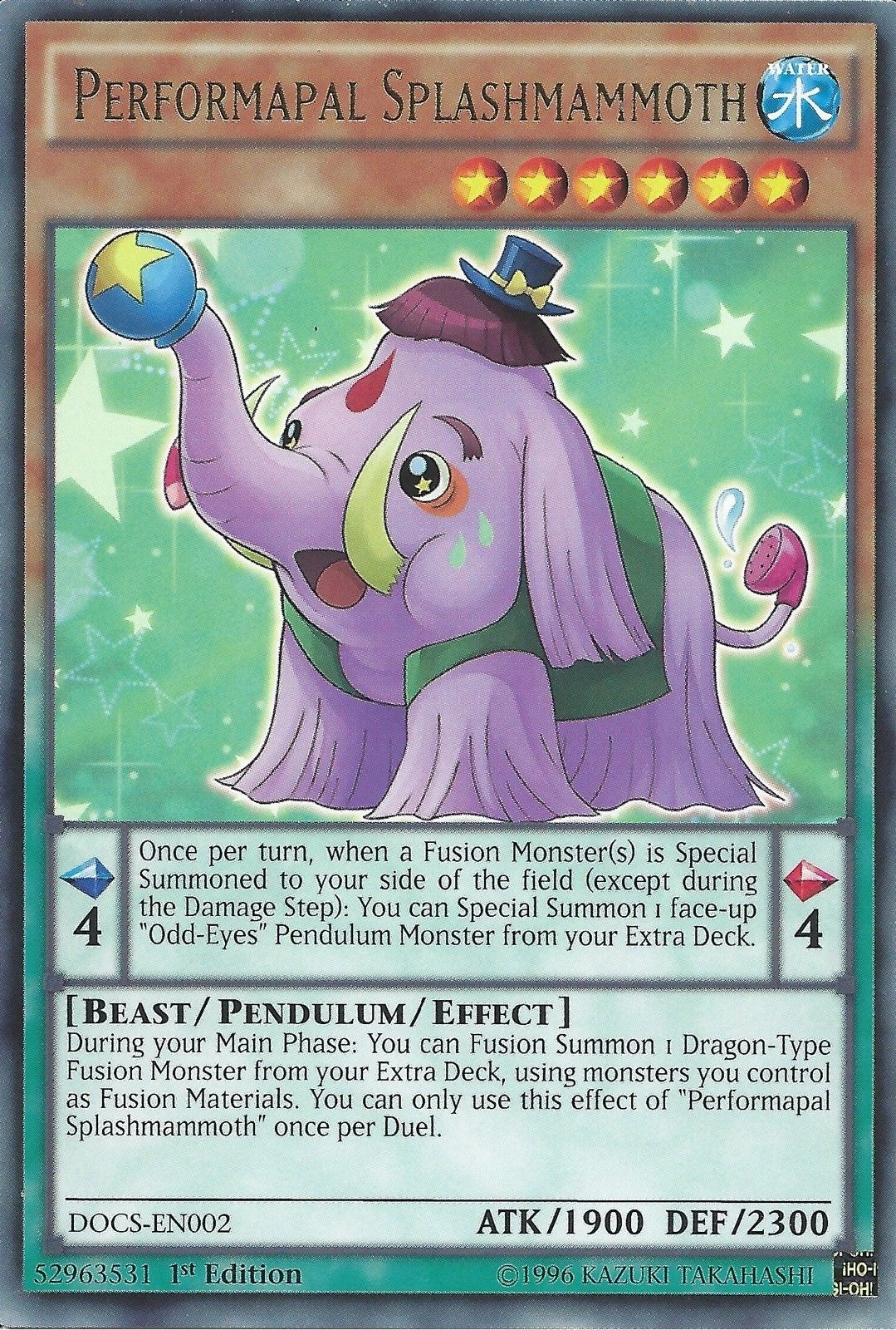 Card Gallery:Performapal Splashmammoth | Yu-Gi-Oh! | FANDOM powered by ...