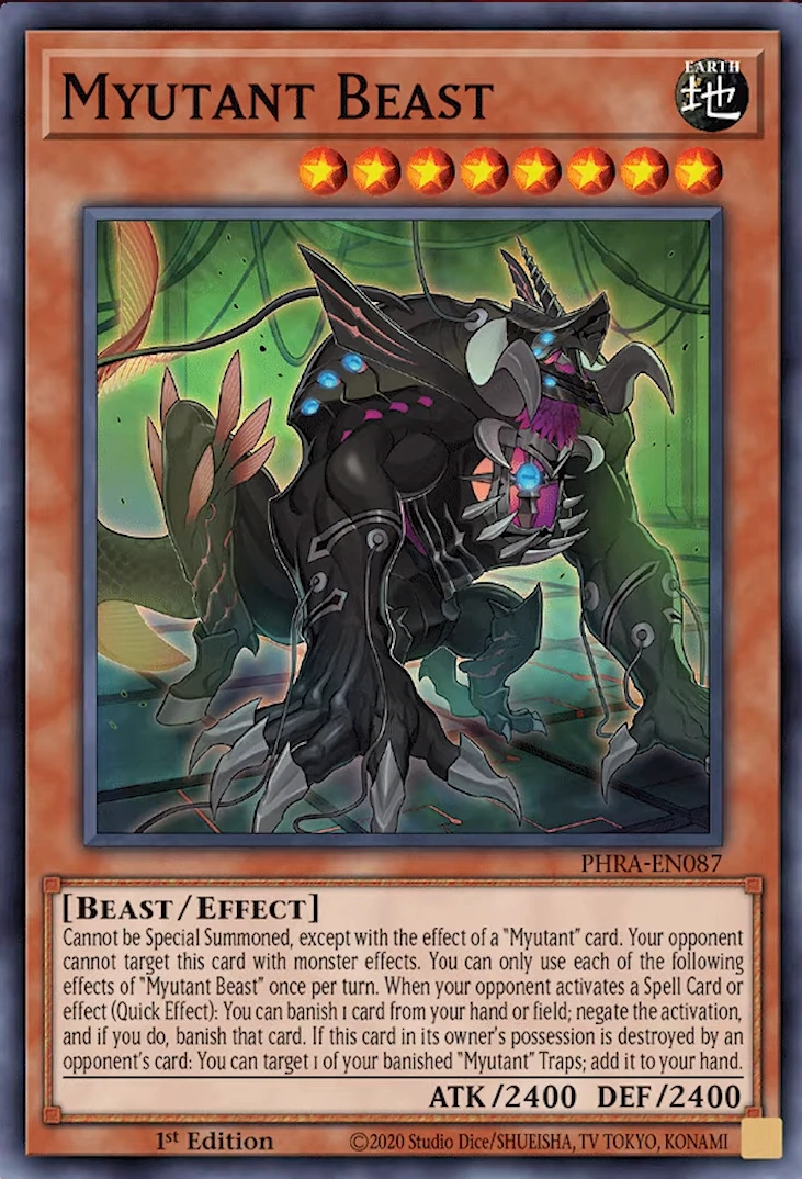 Myutant Beast YuGiOh! Wiki Fandom