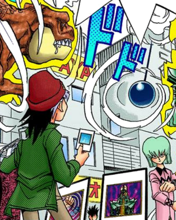 Dinosaur Ryuzaki And Esper Roba S Duel Manga Yu Gi Oh Wiki Fandom