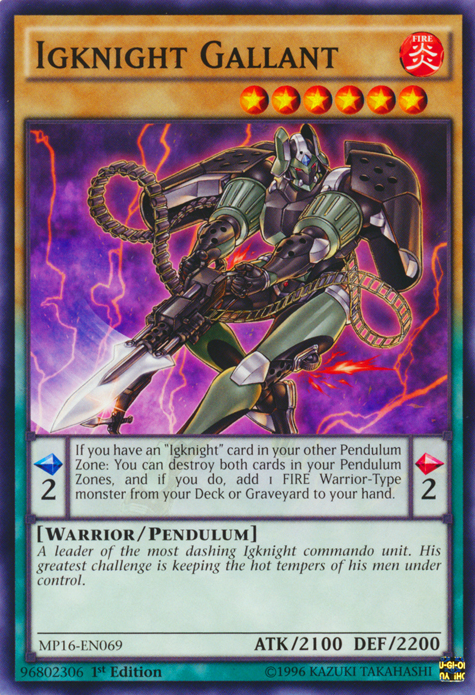 Igknight Gallant | Yu-Gi-Oh! | FANDOM powered by Wikia
