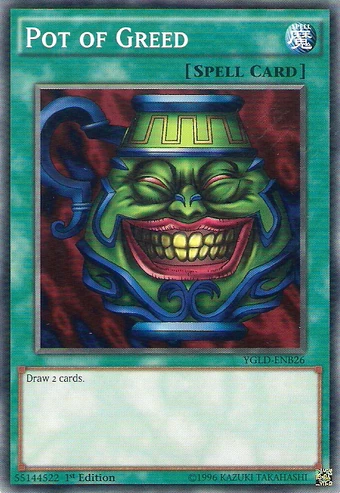 Pot Of Greed Yu Gi Oh Wiki Fandom Pot Of Greed Yu Gi Oh Wiki Fandom