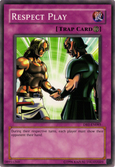 respect play yu gi oh fandom powered by wikia