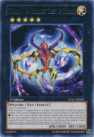 yugioh zexal number cards