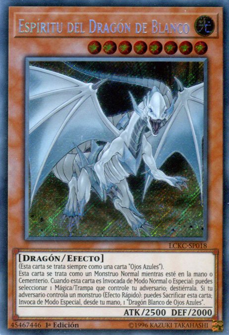 Espíritu del Dragón de Blanco  Yu-Gi-Oh! Wiki en Español 