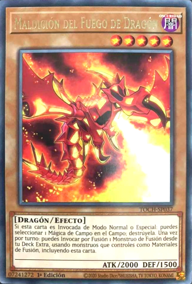 Maldición del Fuego de Dragón  Yu-Gi-Oh! Wiki en Español 