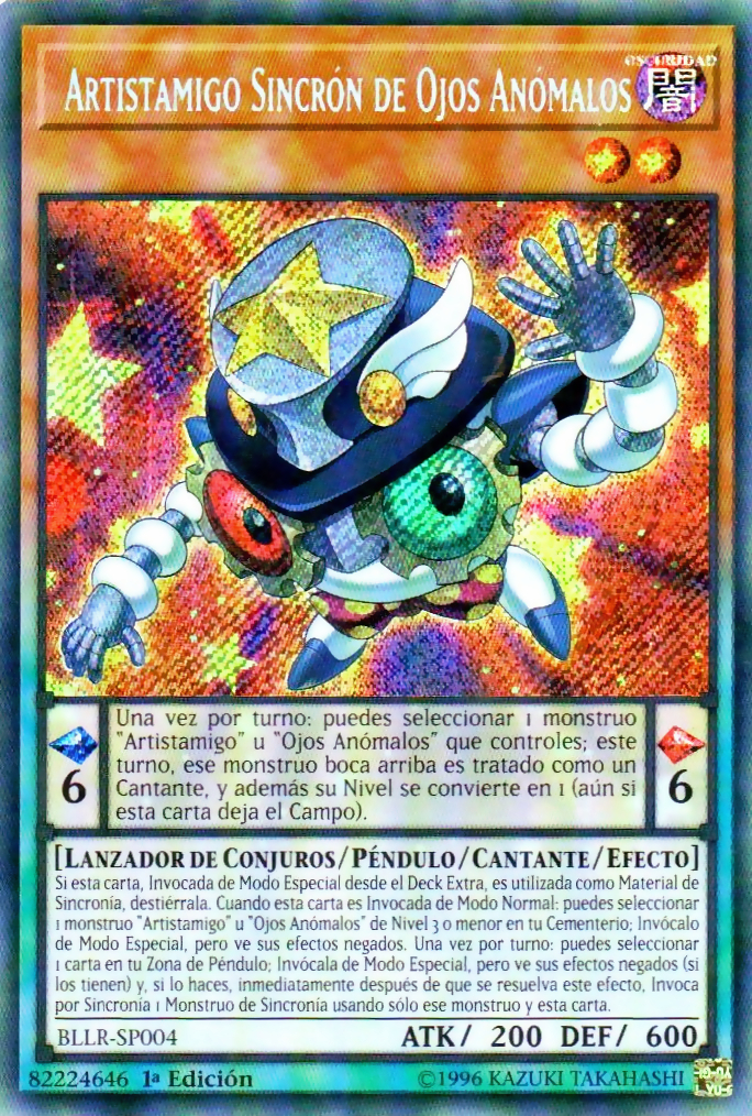 Artistamigo Sincrón de Ojos Anómalos  Yu-Gi-Oh! Wiki en 